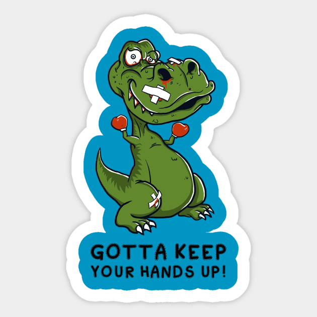 Keep Your Hands Up! Sticker by CaffeineBlitz